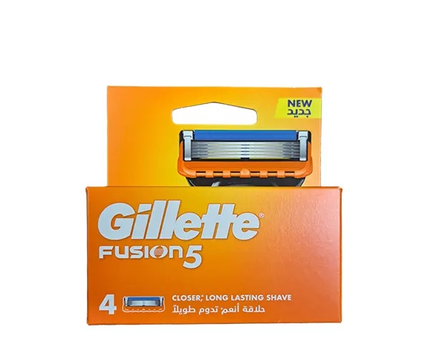 تیغ یدک ژیلت فیوژن 5 مدل Fusion 5 بسته 4 عددی (اصل) برند Gillette