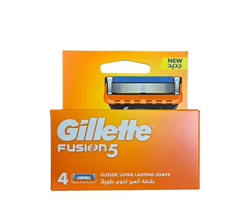 تیغ یدک ژیلت فیوژن 5 مدل Fusion 5 بسته 4 عددی (اصل) برند Gillette