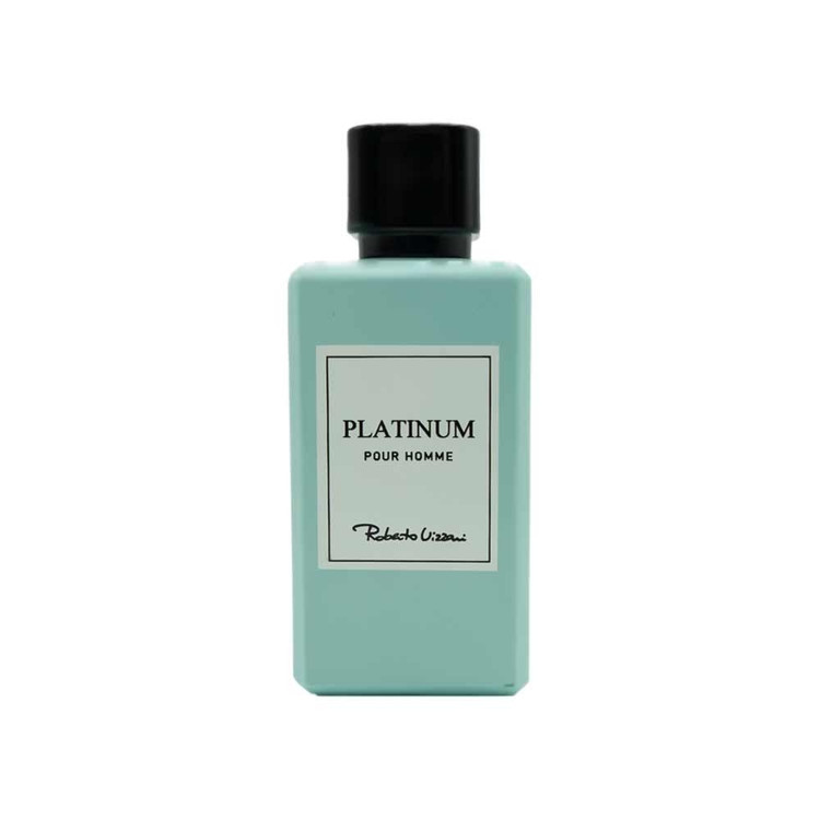 ادو پرفیوم مردانه روبرتو ویزاری مدل PLATINUM POUR HOMME حجم 100 میل