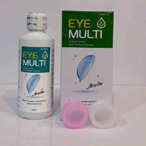 مایع لنز و محلول شستشوی لنز چندکاره آیمولتیپلاس EYE-MULTI-Plus انواع حجم